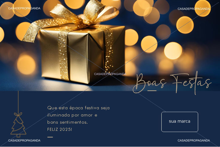 Cartão de Natal Anoitecer