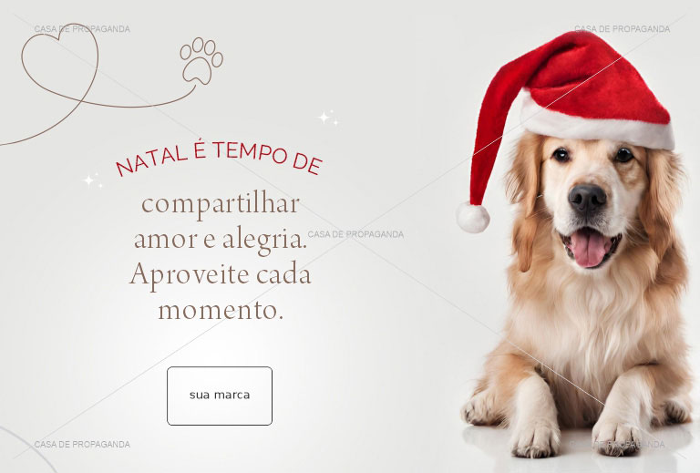 Cartão Natal Empresas Pet