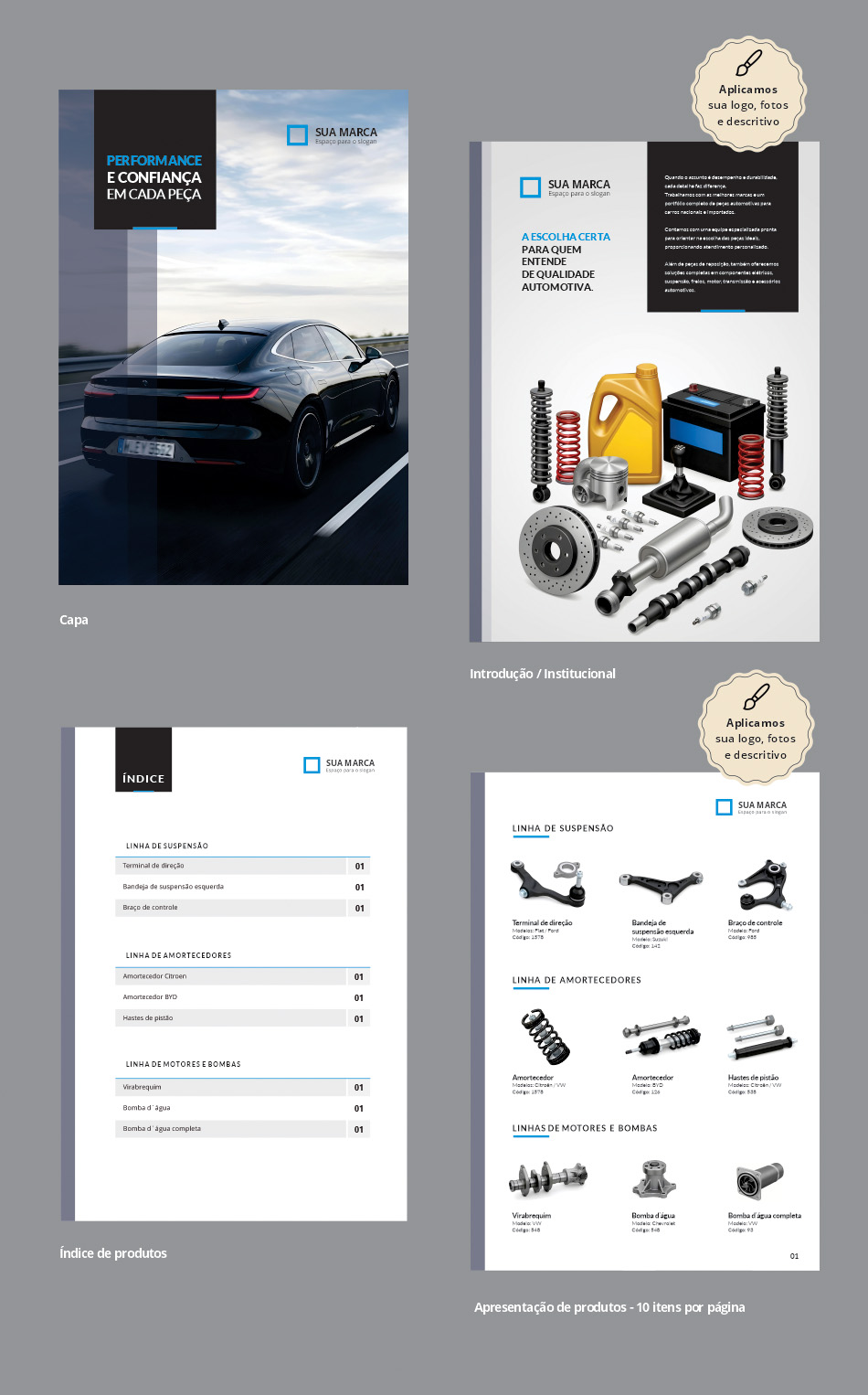 Modelo Speed - Template de Catálogo Digital para Produtos